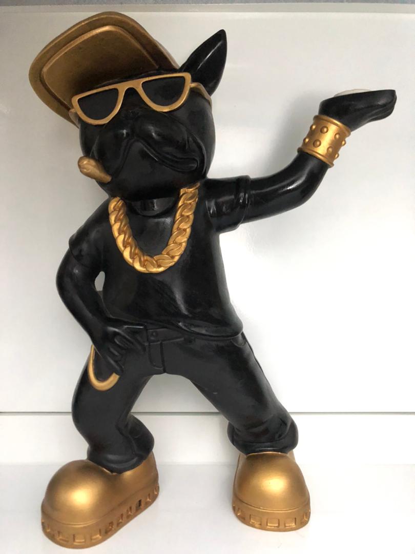 Urban Swagger Bulldog Statue