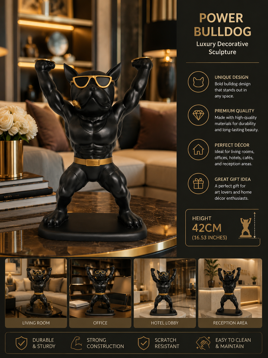 Power Bulldog Display Stand